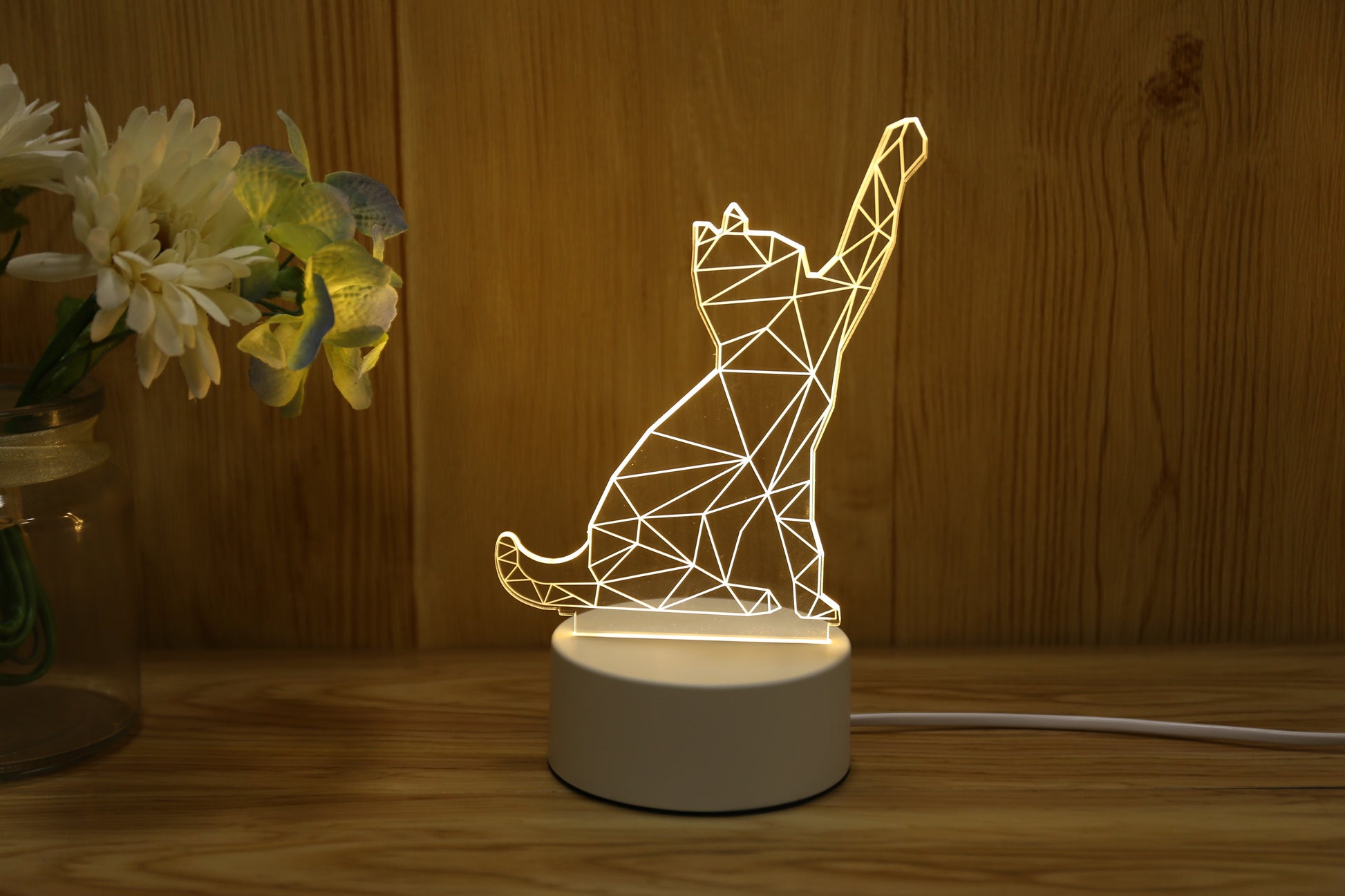 LED 3D Illusion Night Light Base | 7-Color & 16-Color RGB LED Bases for 3D Acrylic Lamps