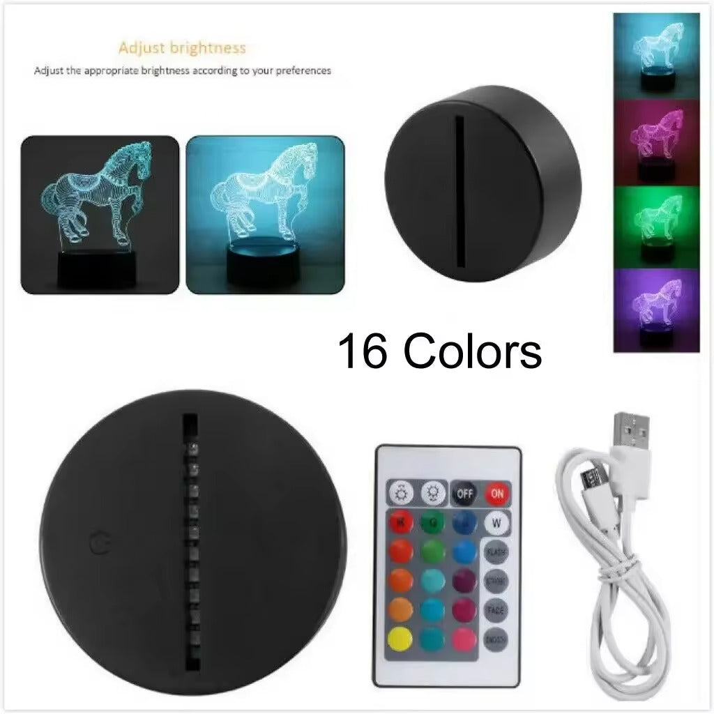 Customized 3D Game Room Desktop Lamp | Game Console Icon LED Bedside Night Light