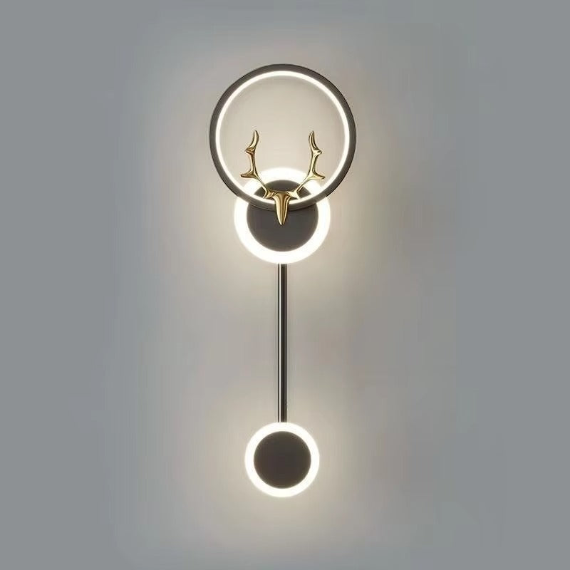 Modern Creative LED Wall Light | Deer-Themed Wall Lamp for Corridor, Living Room, Bathroom & Bedroom