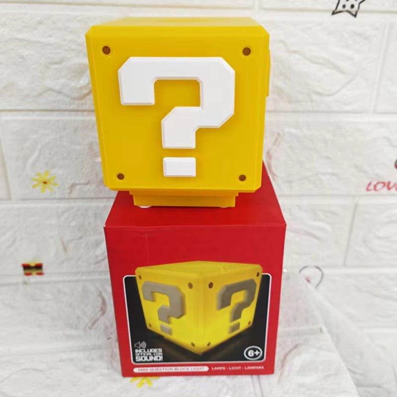 Super Mario Bros 3D Question Mark Block LED Decorative Lamp – Cubo-Style Illumination for Gaming-Themed Decor