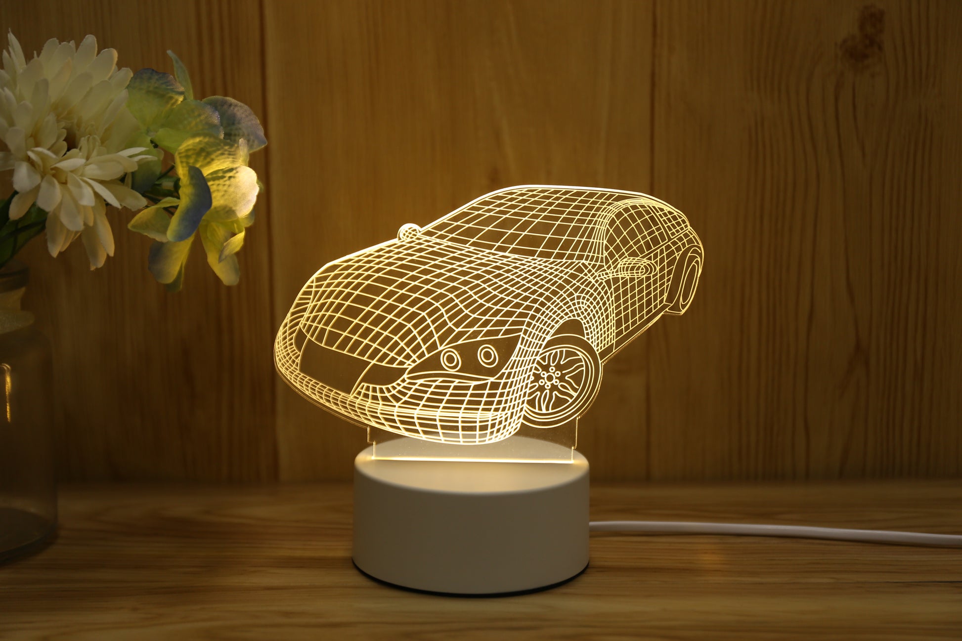 Rgb Led Lamp Bases for 3d Led Night Light Acrylic 3d Light Base Acrylic Led Night Light for Kids