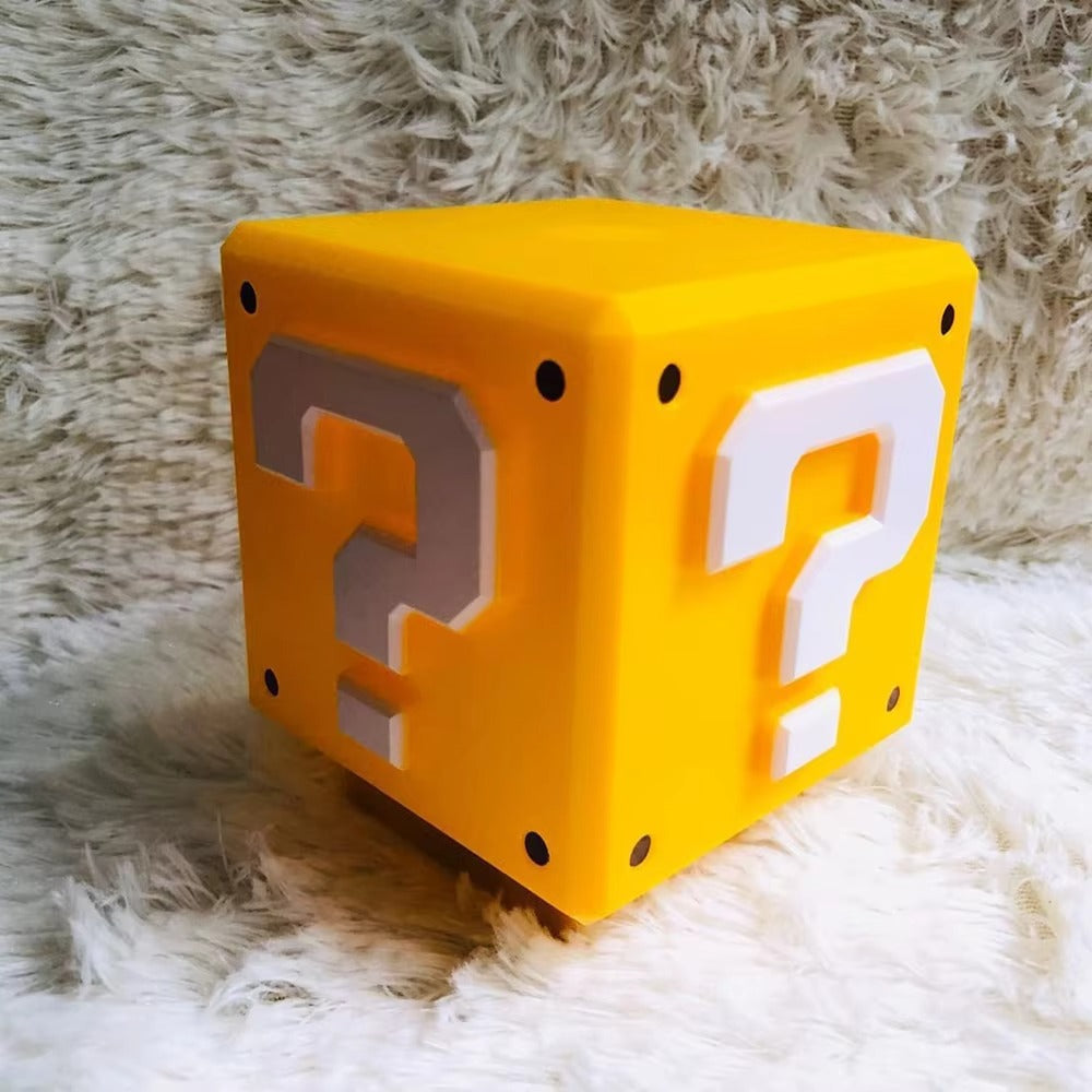 Super Mario Bros 3D Question Mark Block LED Decorative Lamp – Cubo-Style Illumination for Gaming-Themed Decor