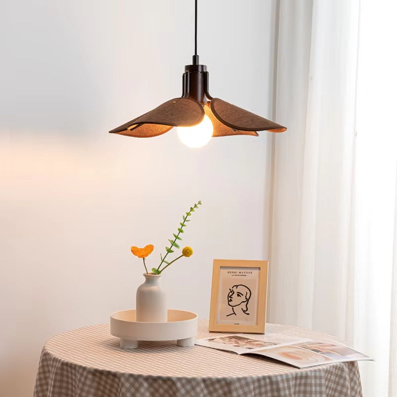 Nordic Solid Wood Restaurant Chandelier | Simple Modern Creative Teahouse Pendant Light with Telescopic Retro Design