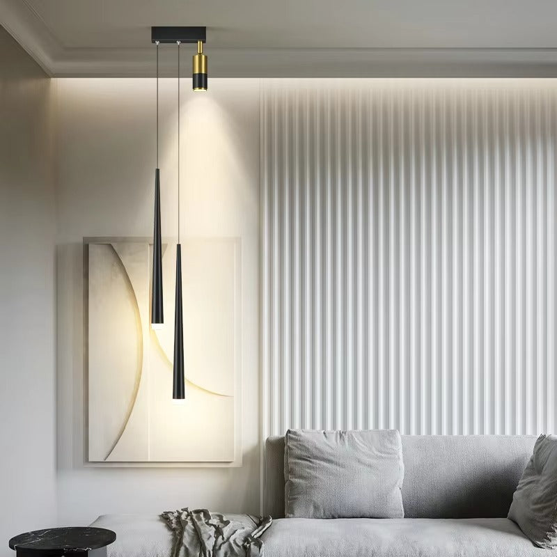 Nordic-Style LED Chandelier for Bedroom & Beyond | Minimalist Spotlight Pendant Light for Hotel, Office & Staircase