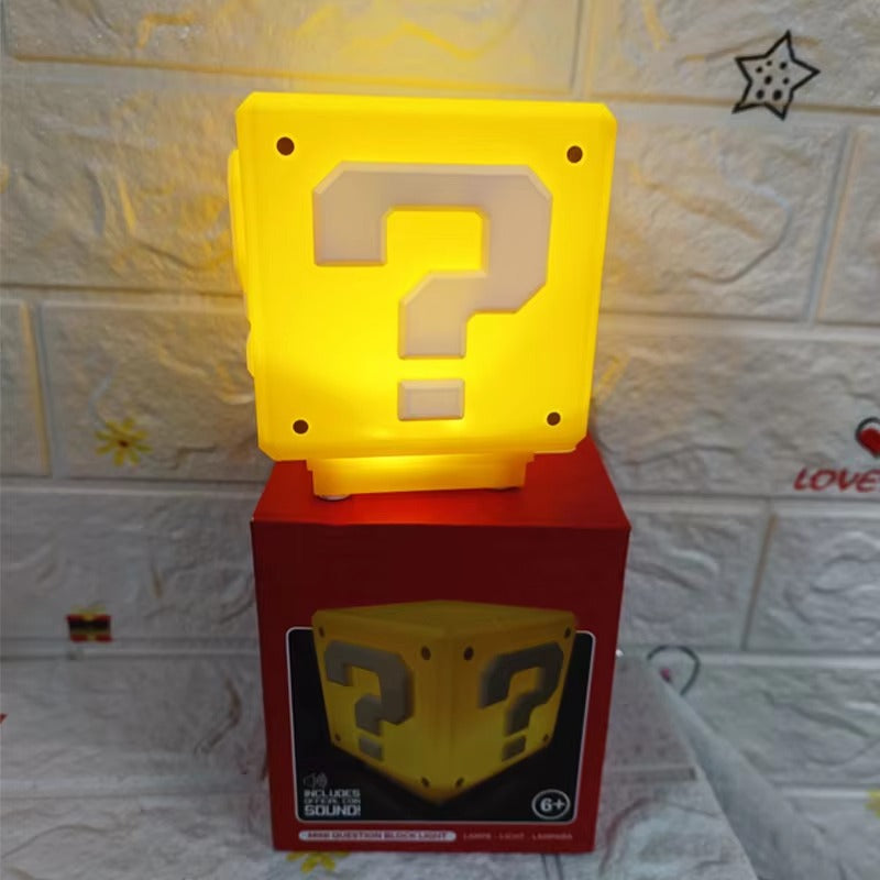 Super Mario Bros 3D Question Mark Block LED Decorative Lamp – Cubo-Style Illumination for Gaming-Themed Decor
