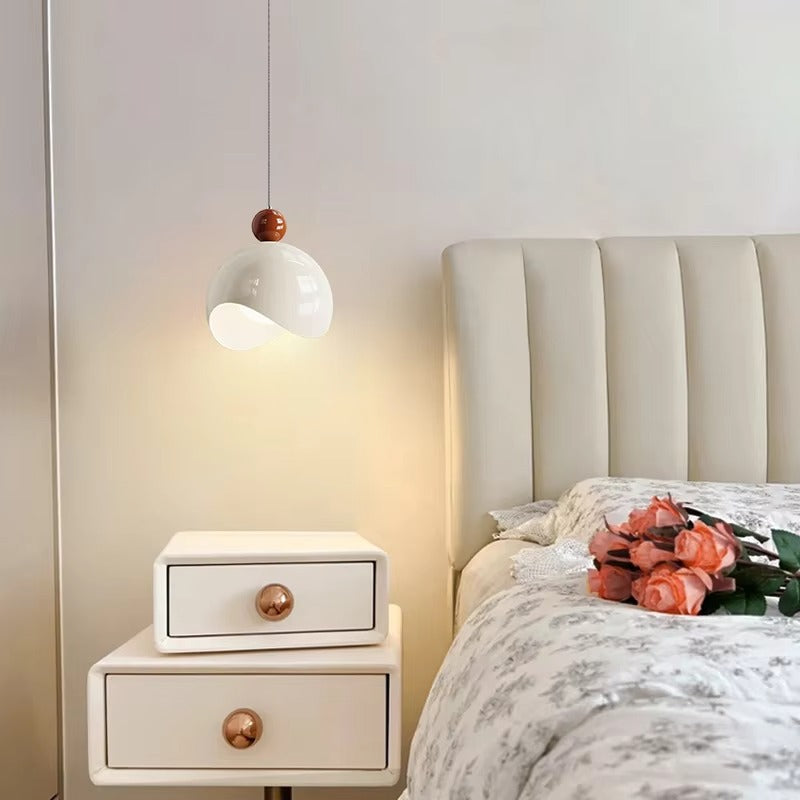 French Cream Modern Hanging Chandelier | Simple Style for Bedroom, Bar & Corridor
